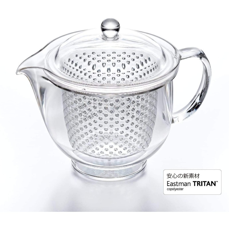 Akebono Sangyo TW-3717 Clear Teapot, 16.2 fl oz (480 ml),