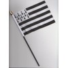 France Brittany Hand Flag 25cm
