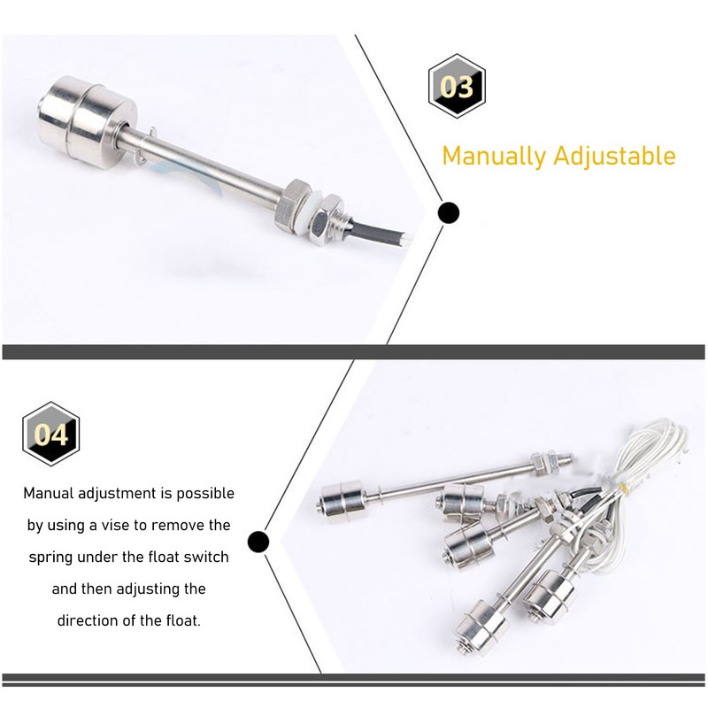 Water Level Sensor Switch 304 Stainless Steel Liquid Level Sensor