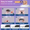 SikSog Smart Recessed Lighting 4 Inch Black RGBCW Color Changing