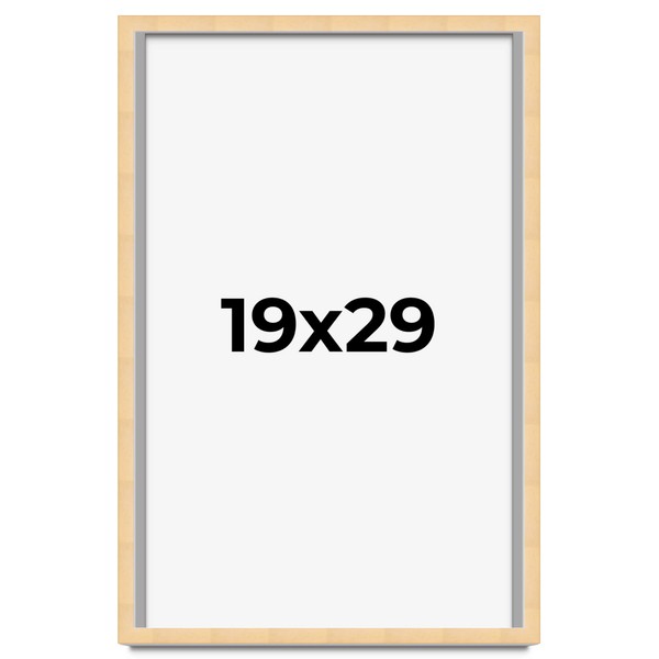 CountryArtHouse 19x29 Frame Natural Wood Picture Frame | 0.75 Inch