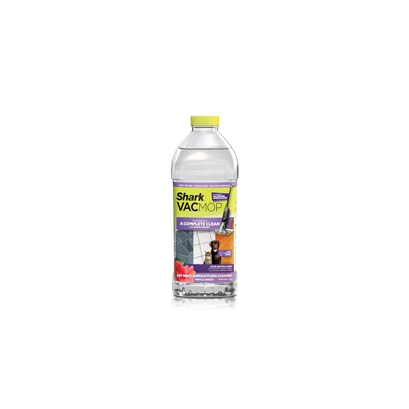 Shark VACMOP Pet Multi-Surface Floor Cleaner 2L Refill, Compatible with
