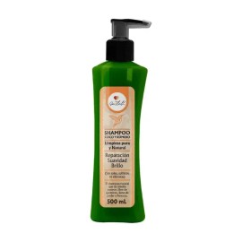 Shampoo Natural - Orgánico - Antícaida - Brillo - Reparación - Suavidad - Coco - Romero - Fácil de usar - 500ml - Ga Tlali - Sin Sales ni Sulfatos - U
