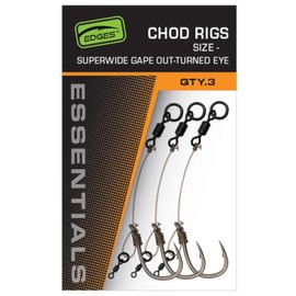 Fox Edges SWGO Chod Rigs - 3 Carp Rigs, Size: 5