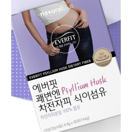 건강기능식품 에버핏 쾌변엔 차전자피 식이섬유 30포 ks내츄럴 Everfit Health Supplement Psyllium Fiber for Smooth Digestion 30 Packs ksNatural