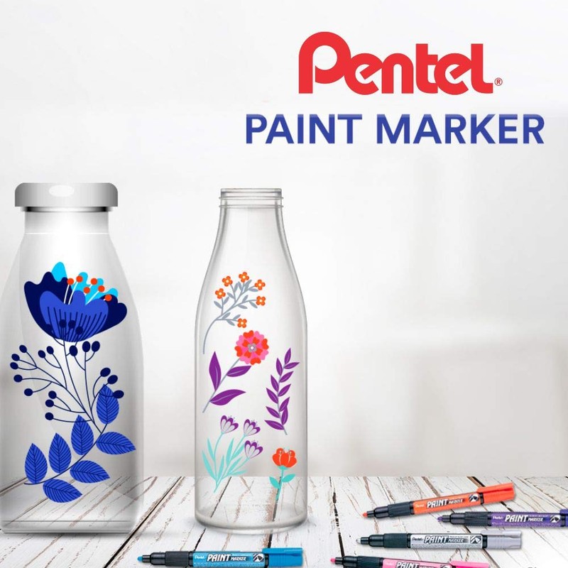 Pentel MMP20 Marcador permanente, dorado, 4 mm