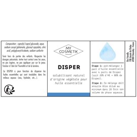 Disper (to disperse essential oils) - MY COSMETIK - 30 ml