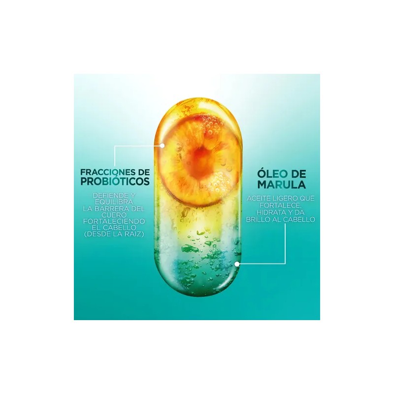 Shampoo Garnier Fructis Probióticos Fuerza 350 ml