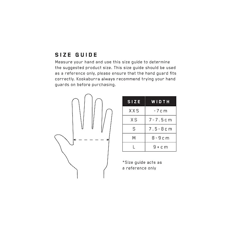 Kookaburra Siege Hockey Gloves - Black - XS L/H