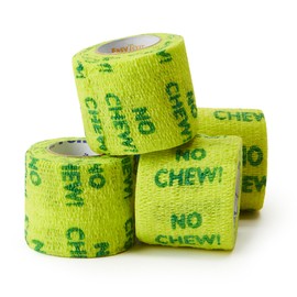 OVIK Health PetFlex No Chew – Flexible Self-Adhering Elastic Bandage for Wound Care – First Aid Wrap for Small Animals Like Dogs, Cats, and Other Pets - 2 inch, 6 Rolls