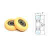 Gaoailin Store 4pcs OD 36mm Rowing Machine Wheel BSR60836-10 POM