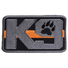 K-9 Thin Orange Line Search and Rescue Patch - by Ivamis Trading - 3.5x2 inch by Ivamis Trading