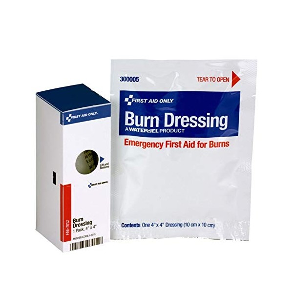 First Aid Only FAE-7012 Burn Dressing Refill, 4" x 4"