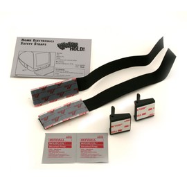 QuakeHold! 4173 Home Electronic Safety Strap, Black