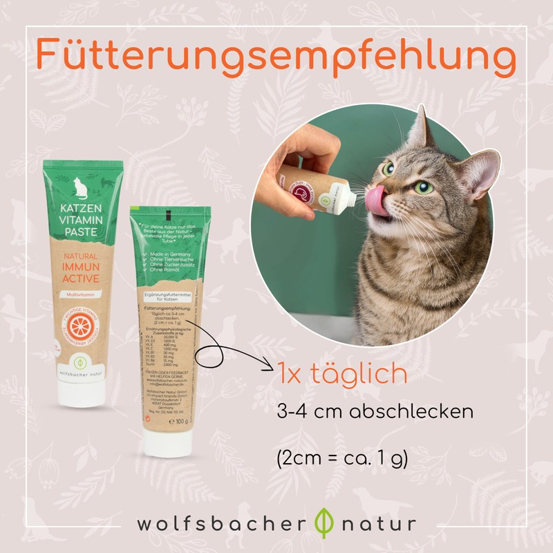 Vitamin Paste for Cats - With 7 Important Vitamins -