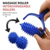 3-Teiliges Set Massagegeräte, Massagegeräte, Massagegeräte Mit Griffen, Massagerollen, Massagebälle, Tragbare