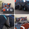 ASKOTU 6 Pcs Sports Bedding Set for Boys Full Size,