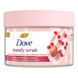 Exfoliante Corporal Dove Beauty Scrub Granada & Manteca de Karité 280g