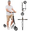 Adult Scooter - Folding, Adjustable Height, Big Wheels, Lightweight All-Aluminum
