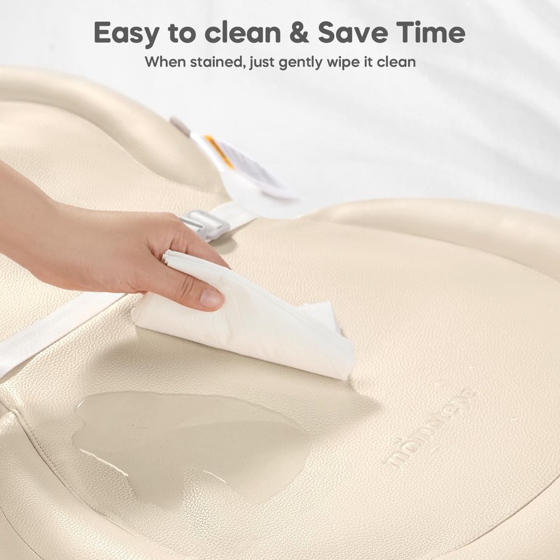 Mamatepe Baby Changing Pad, Soft, Foldable Leather Diaper Changing Pad,