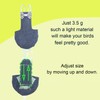 VANFAVORI Bird Diaper Harness Flight Suit Clothes with 80 Inch