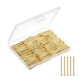 Mr. Pen- Hardware Nails, 450 pcs, 1.25 Inches, Gold, Small Nails for Hanging Pictures, Finishing Nails, Wall Nails for Hanging, Pin Nails, Hardware Nails, Assorted Nails, Galvanized Nails