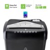 Aurora High Security Paper and Credit Card Shredder with 3.7-Gallon