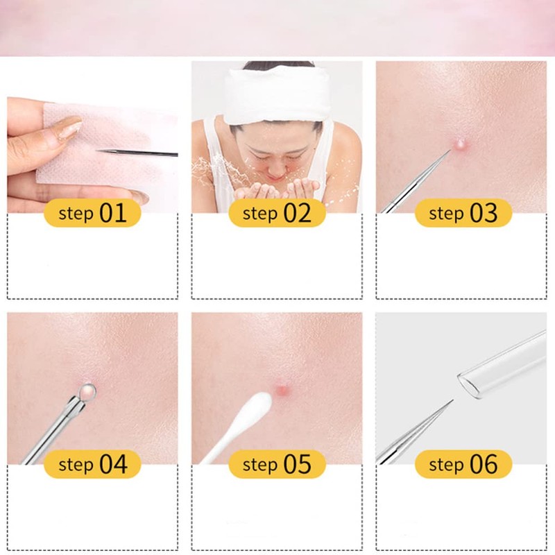 PUNDA Acne Needle Set, 4-Piece Set, Dedicated Pore Care Kit,