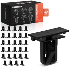 A-Premium 30PCS Nylon Retainer Clip Fastener Compatible with Jeep Grand Cherokee 2007, Liberty 2002-2011 & Dodge Durango 2007-2009, Avenger 2008, Nitro 2008-2010 & Chrysler Pacifica 2007, Sebring 2008