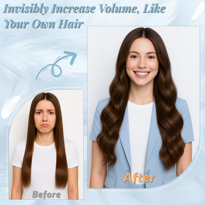 Tape Extensions Real Hair 10 Pieces 25 cm Natural Black