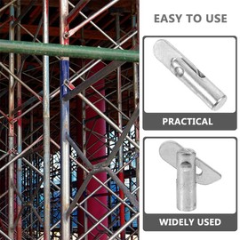 DOITOOL 20 Piezas Accesorios Para Andamios Pasadores De Seguridad Para Andamios Pasadores De Bloqueo De Andamios Pasador Para Andamio Piezas De Andamio Componente Galvanizado Acero Q235