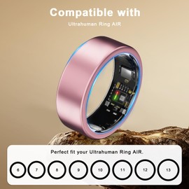 ZOOROO 3 Pack Cover Compatible with Ultrahuman Ring Air, Surport Charging with Cover on, Anti-Scratch TPU Ultra Human Ring Protector for Women Men