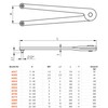 Adjustable face hole wrench 758