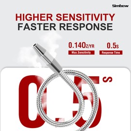 Refrigerant Leak Detector HVAC, WJL-6000pro Freon Leak Detector HVAC Tester AC Sniffer Air Conditioning Detection R22 R410A R134A R1234YF CFCs HCFCs HFCs