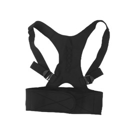 Back Brace Posture Corrector Comfortable Breathable Body Trainer for Adults ChildrenBlack M