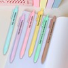 Motivational Pastel Pens, 6 Colors Inspirational Pastel Gel Pen Set