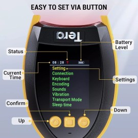 TERA HW0009-Z 2D Wireless QR Barcode Scanner Pro Version - Yellow