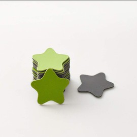 Kisangel Letter Stickers 120pcs 2cm Star Refrigerator Magnets Small Reward Magnets Classroom Board Magnets for Office Kitchen Refrigerator Whiteboard Magnet Set