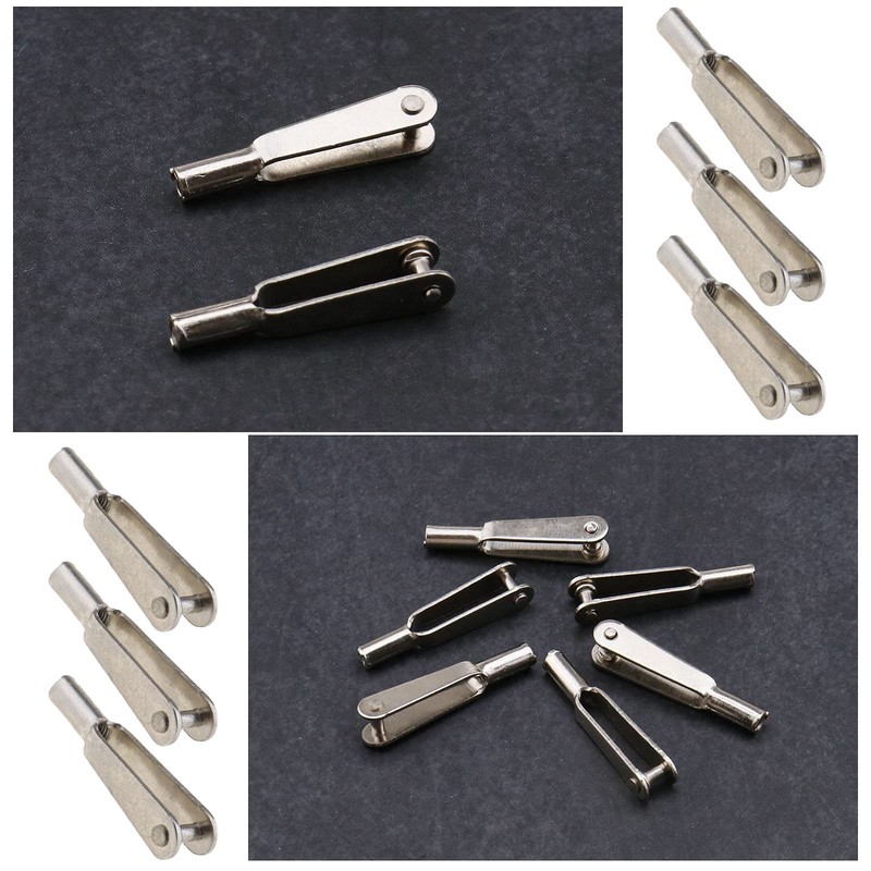 20pcs Mini Snap Links M3 Thread Clip Self-Locking Metal Clevis
