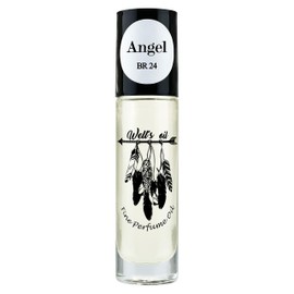 Well's Perfume Oil Roll-On 10 ml / 0.33 fl Oz I Clean, Rich, Pure Scent, Alcohol-Free, Oil Based, Long Lasting, Concentrated Roll-on Perfumes for Women and Men (Angel)