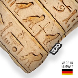 VOID Egypt Hiroglyphs Antique Cushion Cover Sofa Cushion Decorative Outdoor Cushion Decorative Cushion Size: 50 x 50 cm