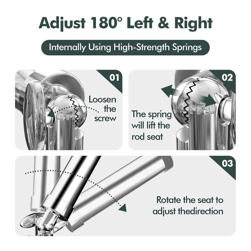 Rod Holder for Fishing Boat,360 Degree Marine Grade Stainless Steel