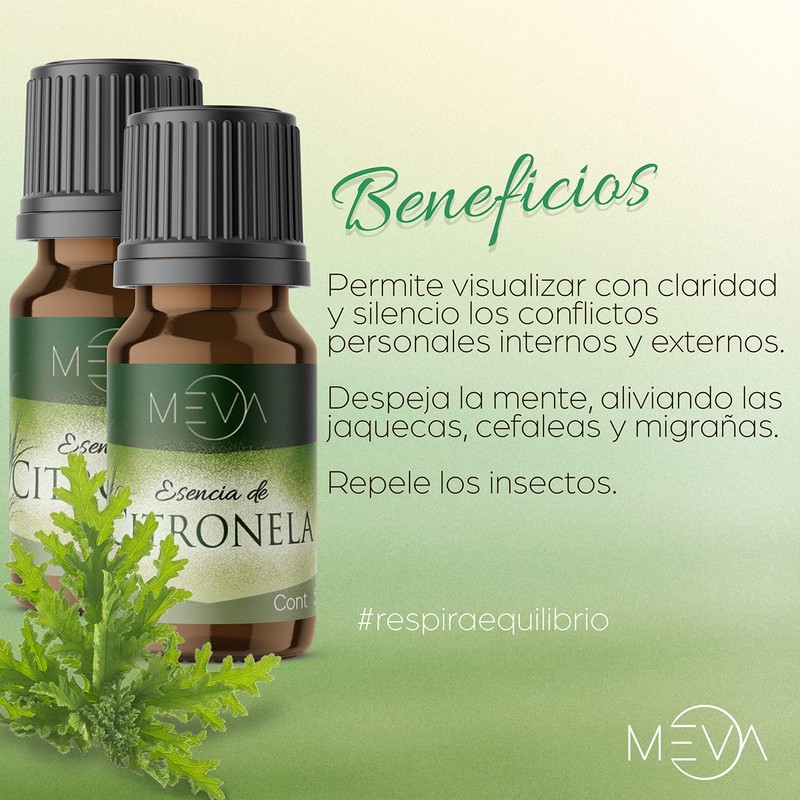 MEVA Esencias para Difusores y Humidificadores de Aromas 5ml Varios