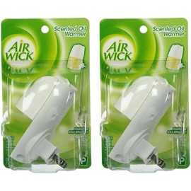 Air Wick plug in Scented Oil Warmer, White, 2 Count, Essential Oils, Freshener