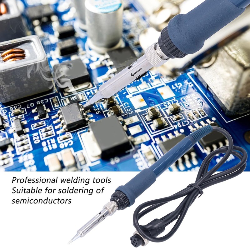 Soldering Iron Handle Solder Handpiece Handle 6 Hole Socket Station