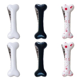 6 Pieces Simulated Bone Hair Clips, Cute Hair Clips, Creative Hair Clips, Cosplay Costume Accessories, Party Hair Accessories