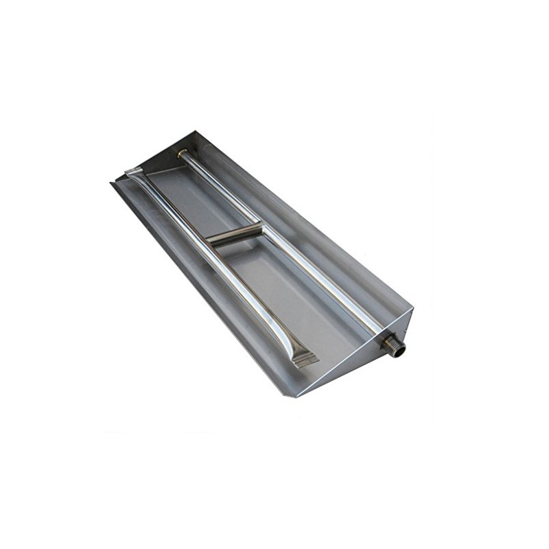 Stanbroil Stainless Steel Dual Fireplace Burner Pan, 20.5 Inches