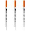 U-100 1mL/cc Syringes with 29G 1/4" (6mm) Individually Wrapped, Pack