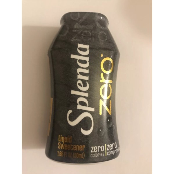 Splenda Zero No Calorie Sweetener Liquid Sucralose Squeeze Bottle Full