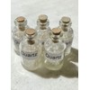  Crystal Clear Quartz Crystal Mini Gemstone Bottles, Many Different